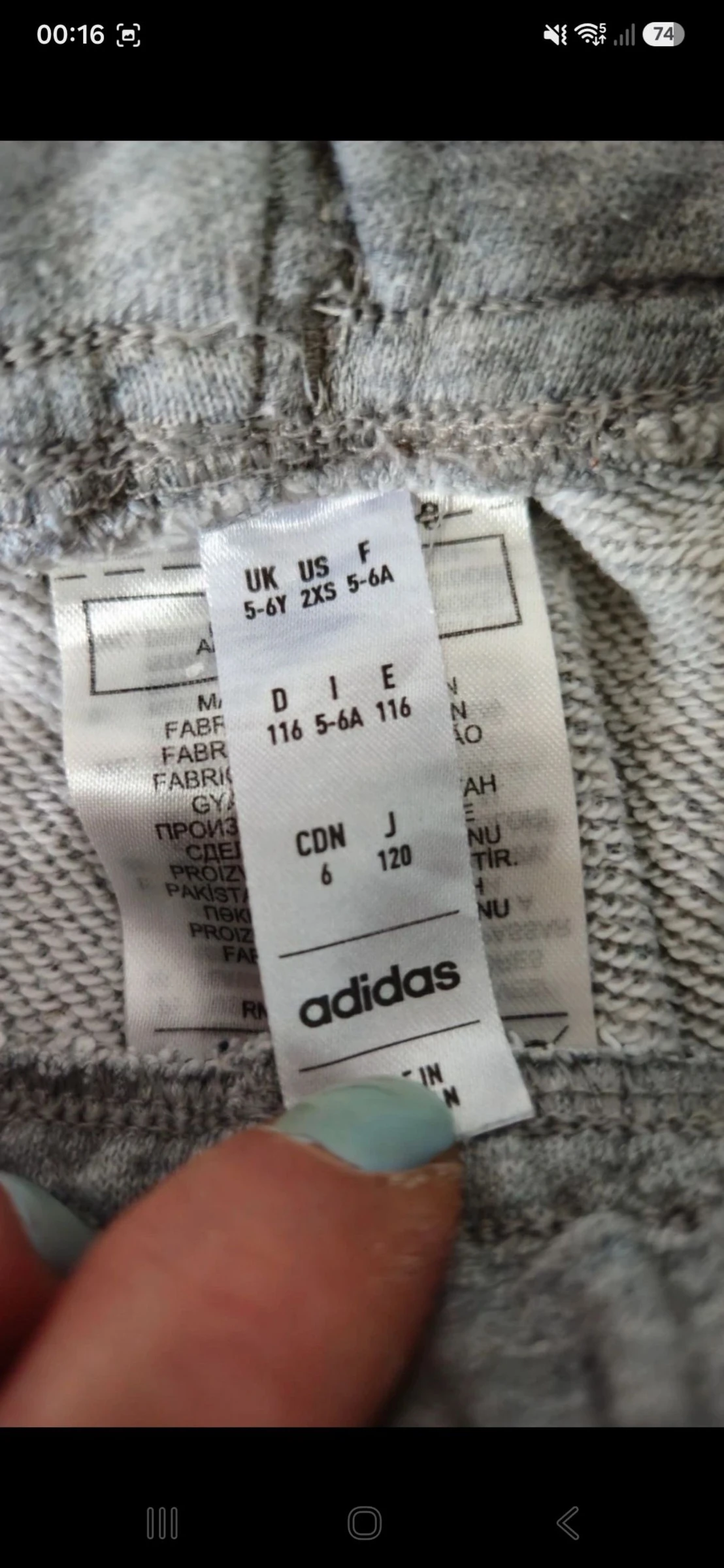 Lot jogging Adidas 6/7 años en buen estado – photo 9